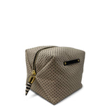 Boxy Pouch - Square Perforated Leather