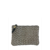 METALLIC WEAVE SMALL POUCH
