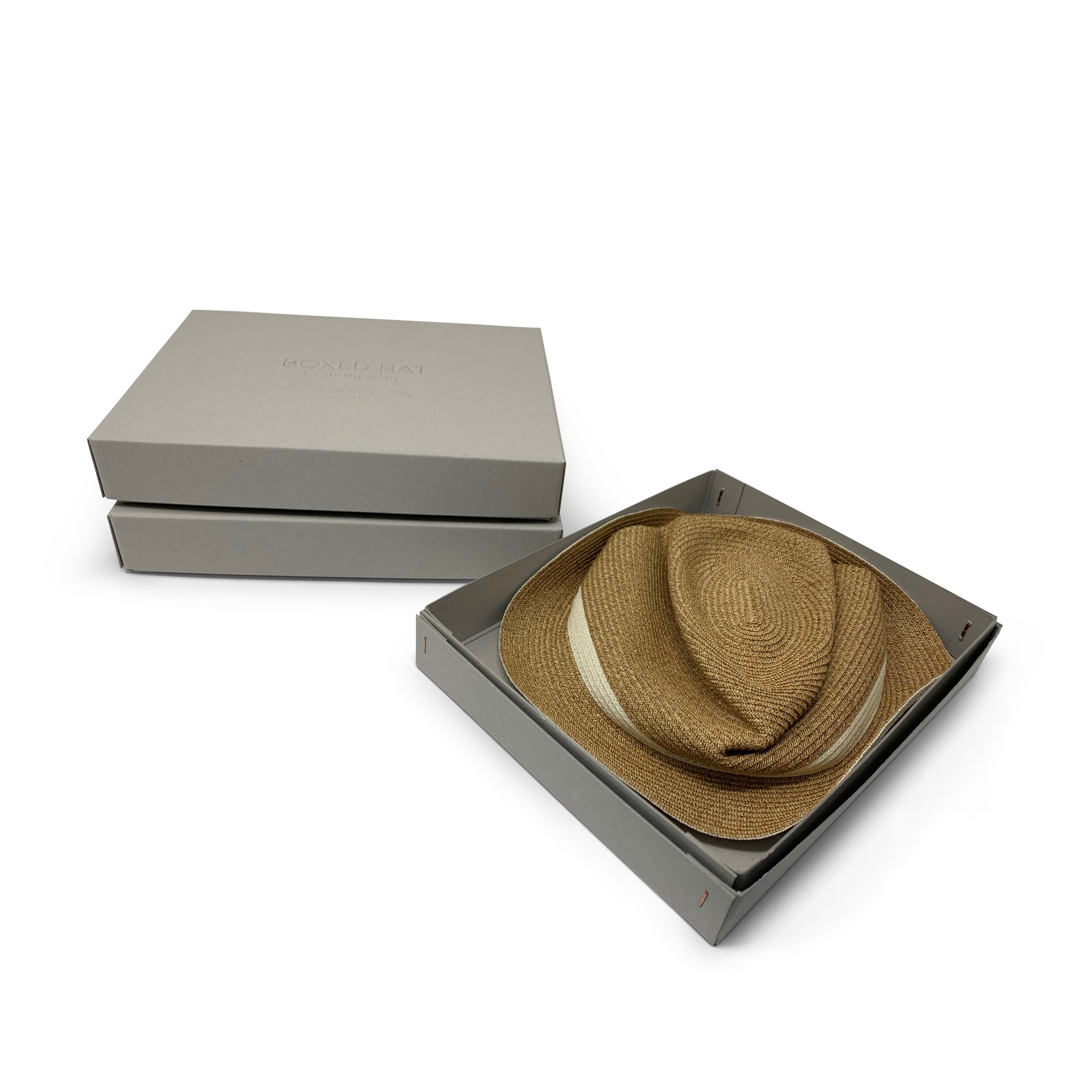 Mature Ha - Boxed Hat - Mix Brown With White Switch – Kempton & Co.