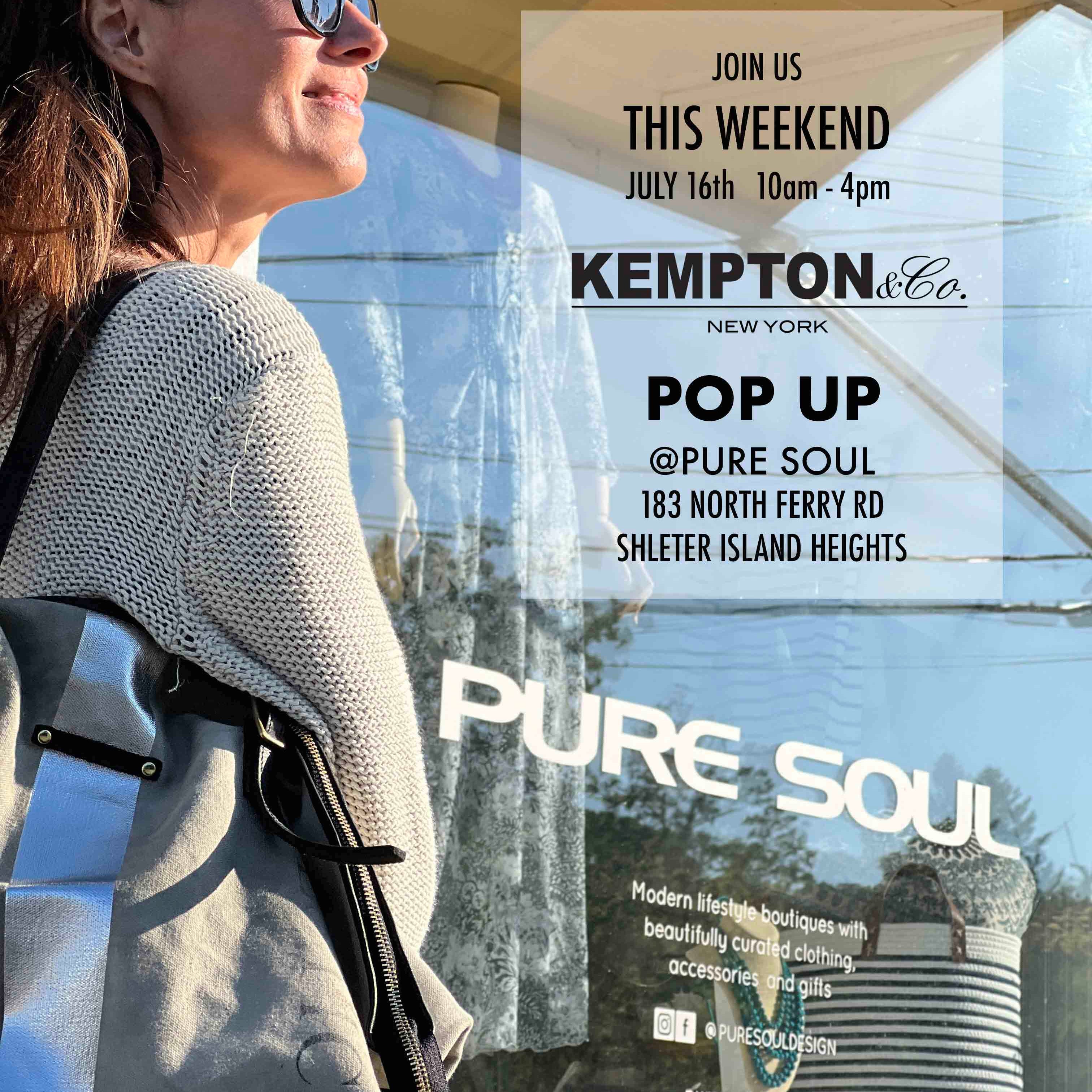 Kempton & Co. Beach Pop-Up event in Shelter Island 