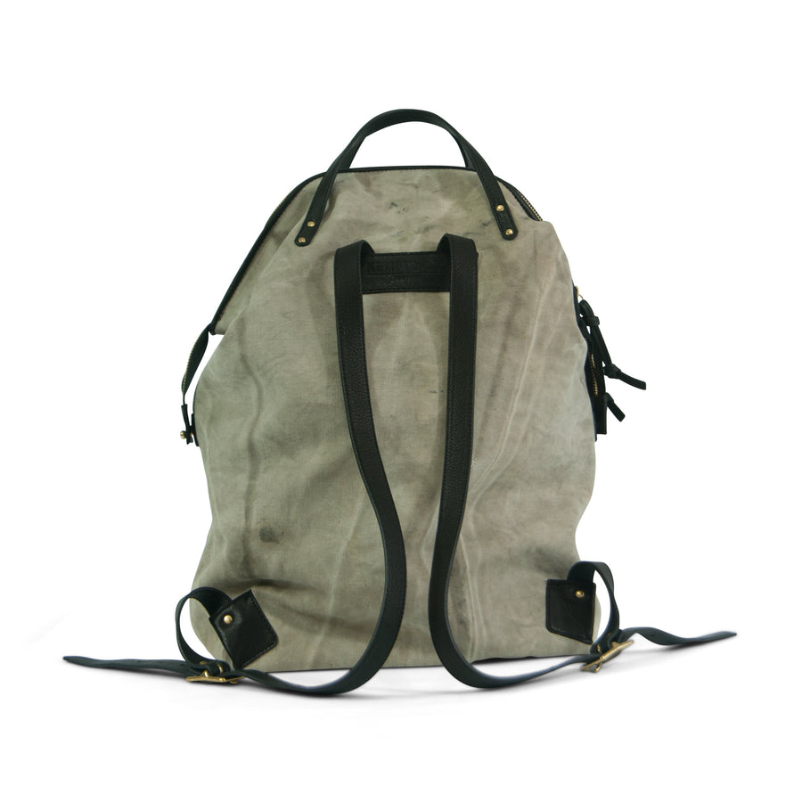 SAMPLE - Postal Silver Stripe Backpack Tote