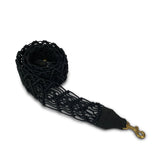 SAMPLE - Black Macrame Bag Strap