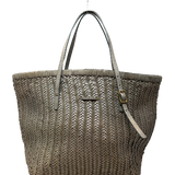 SMOKE WOVEN LEATHER TOTE SAMPLE