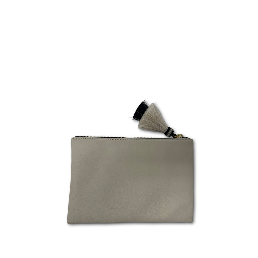SAMPLE - Small Metallic Linen Pouch