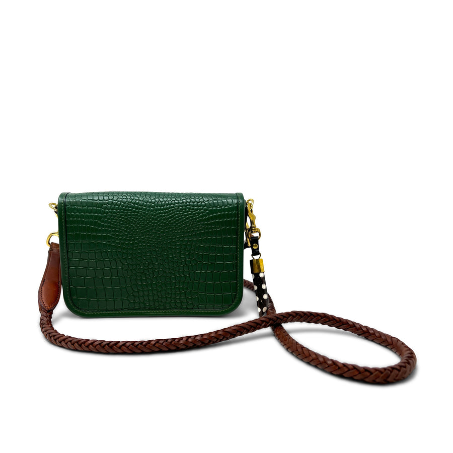 Dooney & Bourke Zip Satchel Pebbled Leather Purse Handbag Forest Green w  Strap | eBay