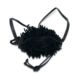 Mini Sling Bag - Black Suede Fringe