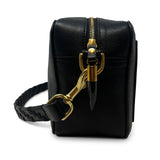 Amberleigh Crossbody Bag - Black Heat Striped