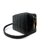 Amberleigh Crossbody Bag - Black Heat Striped