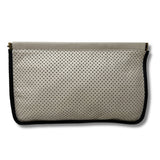 SAMPLE SQUARE PERFORATED CLUTCH