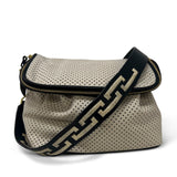 Mini Rough Night - Square Perforated Leather Crossbody