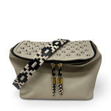 Mini Rough Night Crossbody - Chalk Lazer Criss Cross