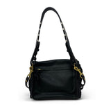 Mini Rough Night Crossbody - Black Mesh