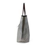 Oversized Beach Tote - Metallic Twill