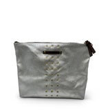 Medium Pouch - Metallic Twill