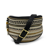 Inez Belt Bag - Woven Zigzag