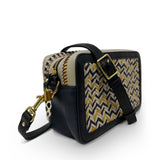 Amberleigh Crossbody - Woven Zigzag