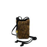 Mini Sling Phone Crossbody - Glazed Raffia