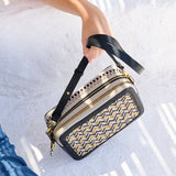 Amberleigh Crossbody - Woven Zigzag