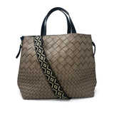 Bantham Tote - Moca Threaded Weave