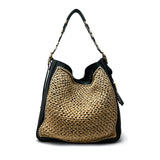 Natural Mesh Raffia Cowdray Hobo - SAMPLE