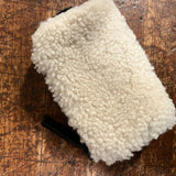 Natural Shearling Key Pouch