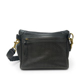 Mini Rough Night - Gunmetal Geo Sport Perf Crossbody- SAMPLE