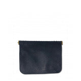 NAVY COBRA SNAP POUCH