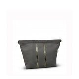 Snap Make Up Bag - Grey Stud