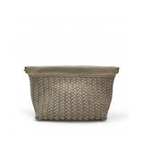 CHALK WOVEN MAKE UP BAG