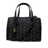 Ella Bag - Black Quilted Stud (Small)