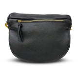 Inez Belt Bag - Black Quilted Stud