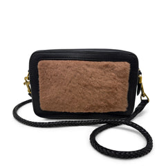 Amberleigh Crossbody - Caramel Shearling
