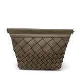 Snap Make Up Bag - Fog Threaded Weave