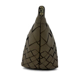 Snap Make Up Bag - Fog Threaded Weave