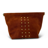 Snap Make Up Bag - Rust Stud SAMPLE