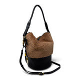 Richmond Bucket Bag - Caramel Shearling