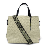 Bantham Tote - Sand Threaded Weave