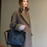 Ballabriggs Tote - Black Quilted Stud