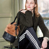 Richmond Bucket Bag - Caramel Shearling