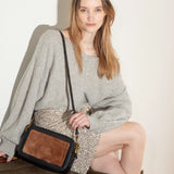 Amberleigh Crossbody - Caramel Shearling