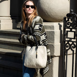 Natural Luxe Shearling Tote