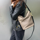 Richmond Bucket Bag - Fog Threaded Weave