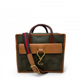 474 Holdall - Olive Suede