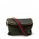 Mini Windbourne Crossbody - Olive Suede