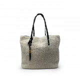 Natural Luxe Shearling Tote