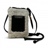 Mini Phone Sling - Natural Shearling