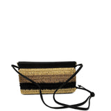 Cheltenham Clutch - Striped Raffia