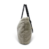 Natural Luxe Shearling Tote