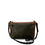 Mabel Clutch - Olive Suede