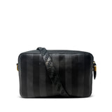 Amberleigh Crossbody Bag - Black Heat Striped SAMPLE
